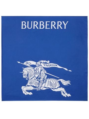Burberry - Khăn choàng nam nữ Equestrian Knight silk scarf