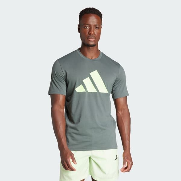 adidas - Áo tay ngắn tập luyện Nam Train Essentials Feelready Logo Training