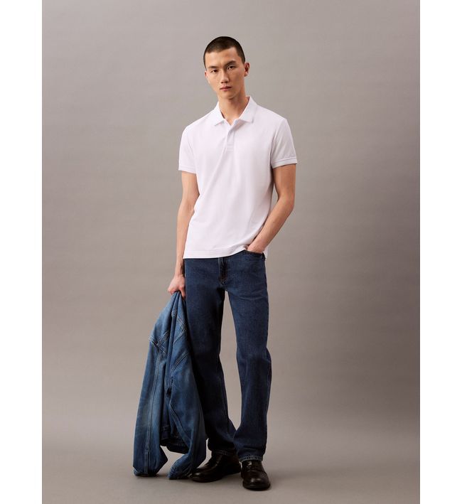 Calvin Klein - Áo polo tay ngắn nam CK Regular Quick Dry Polo