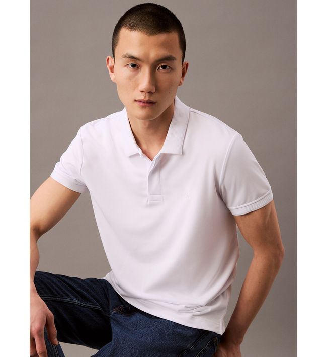 Calvin Klein - Áo polo tay ngắn nam CK Regular Quick Dry Polo
