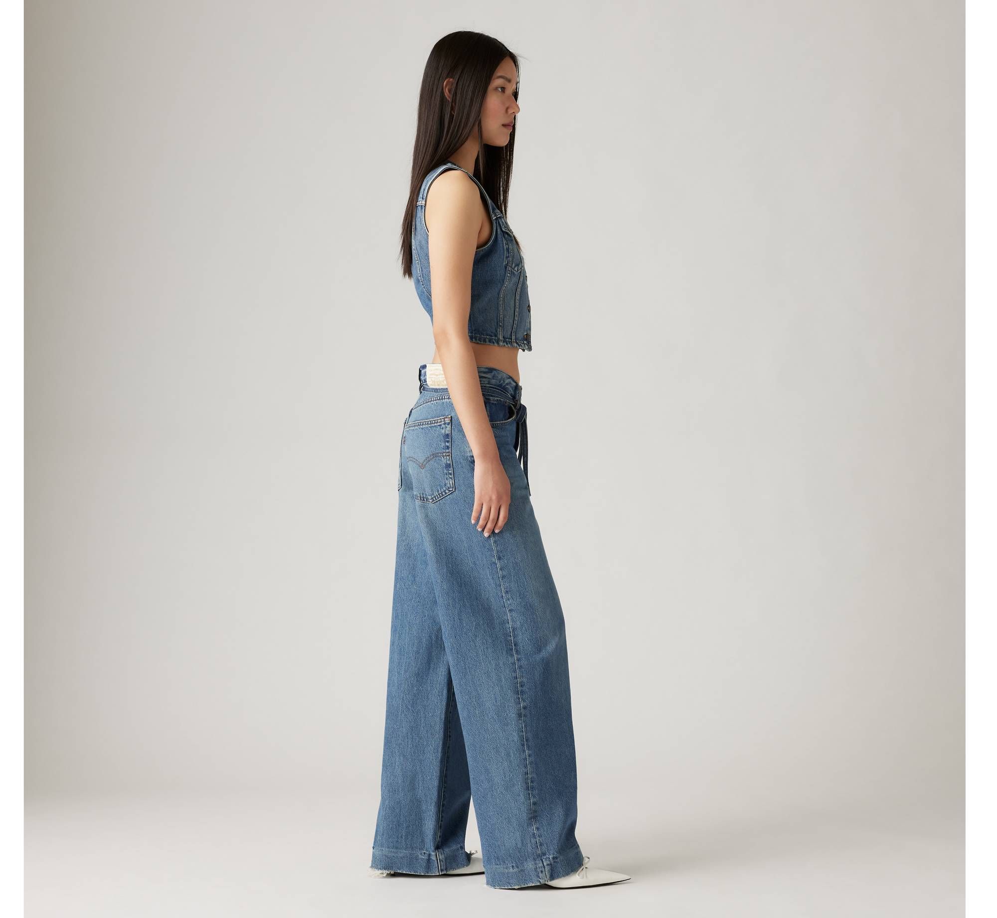 Levi's - Quần jeans ống rộng nữ Xl Straight Women's Jean