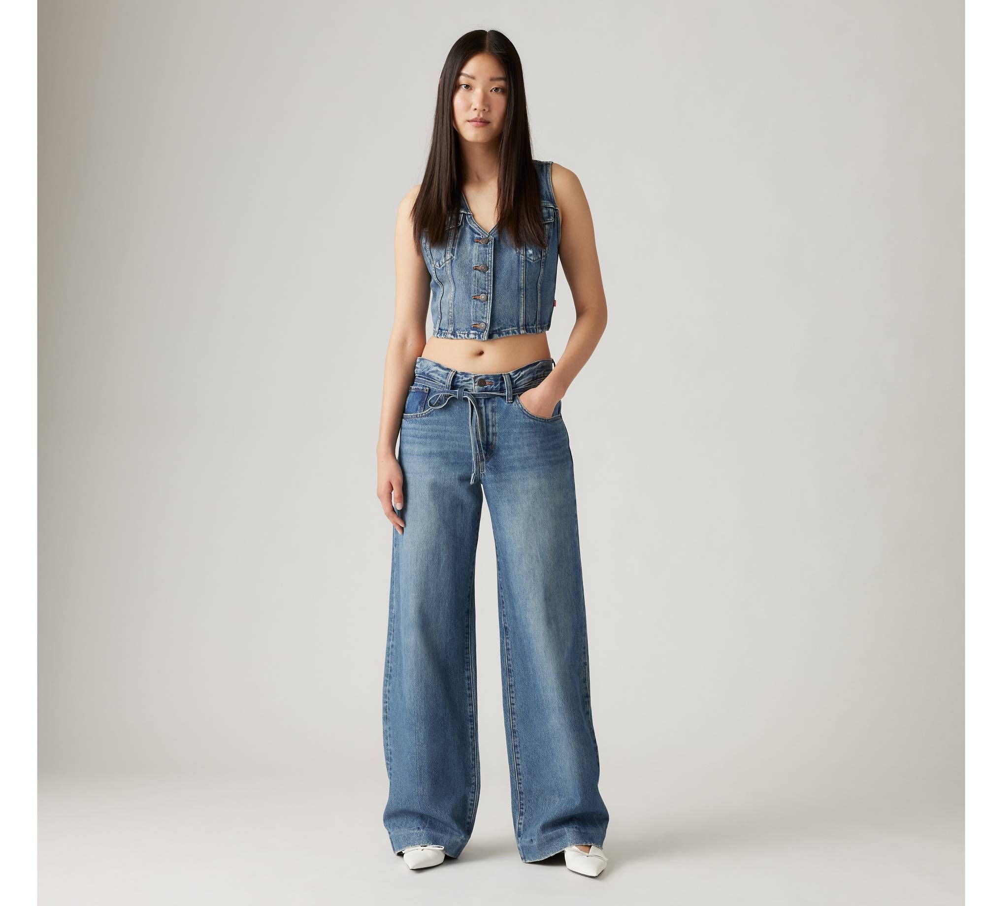 Levi's - Quần jeans ống rộng nữ Xl Straight Women's Jean