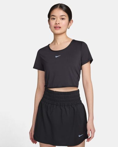 Nike - Áo tay ngắn thể thao Nữ One Classic Women's Dri-FIT Short-Sleeve Cropped Twist Top