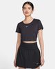 Nike - Áo tay ngắn thể thao Nữ One Classic Women's Dri-FIT Short-Sleeve Cropped Twist Top