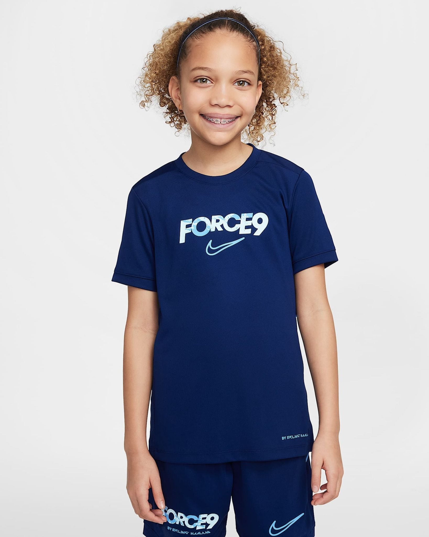 Nike - Áo thun đá banh Bé Trai Erling Haaland Academy Older Kids' Dri-FIT Football Top