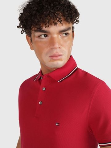 Tommy Hilfiger - Áo polo tay ngắn nam 1985 Rawb Tipped Slim Polo - 3