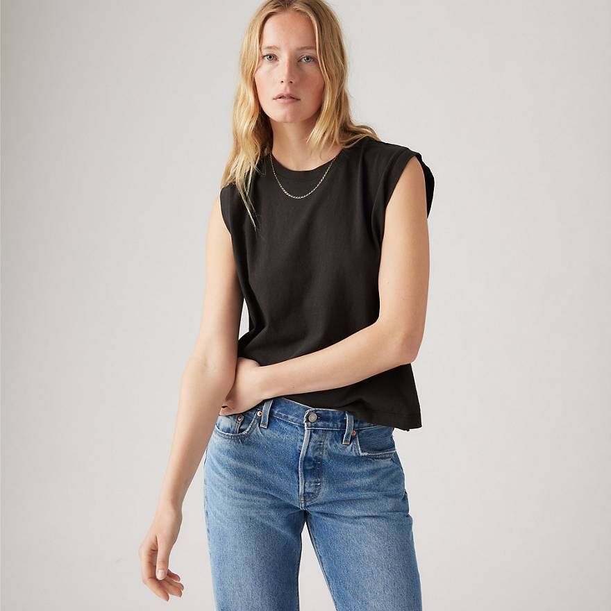 Levi's - Áo ba lỗ nữ Sleeveless Boxy Tank Top