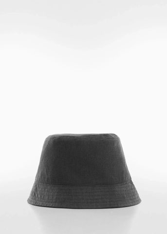 Mango - Nón nữ Denim bucket hat