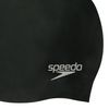 Speedo - Nón bơi nam nữ Speedo Plain Moulded Silicone Cap Black Swimming