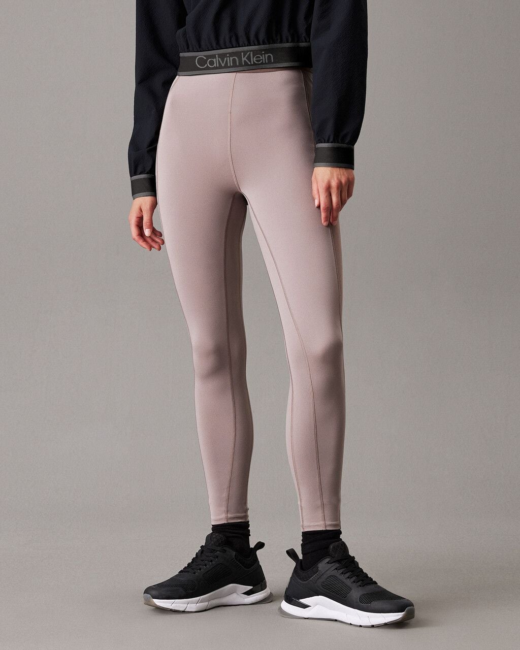 Calvin Klein - Quần dài ống bó thể thao CK nữ Icon Full Length Leggings