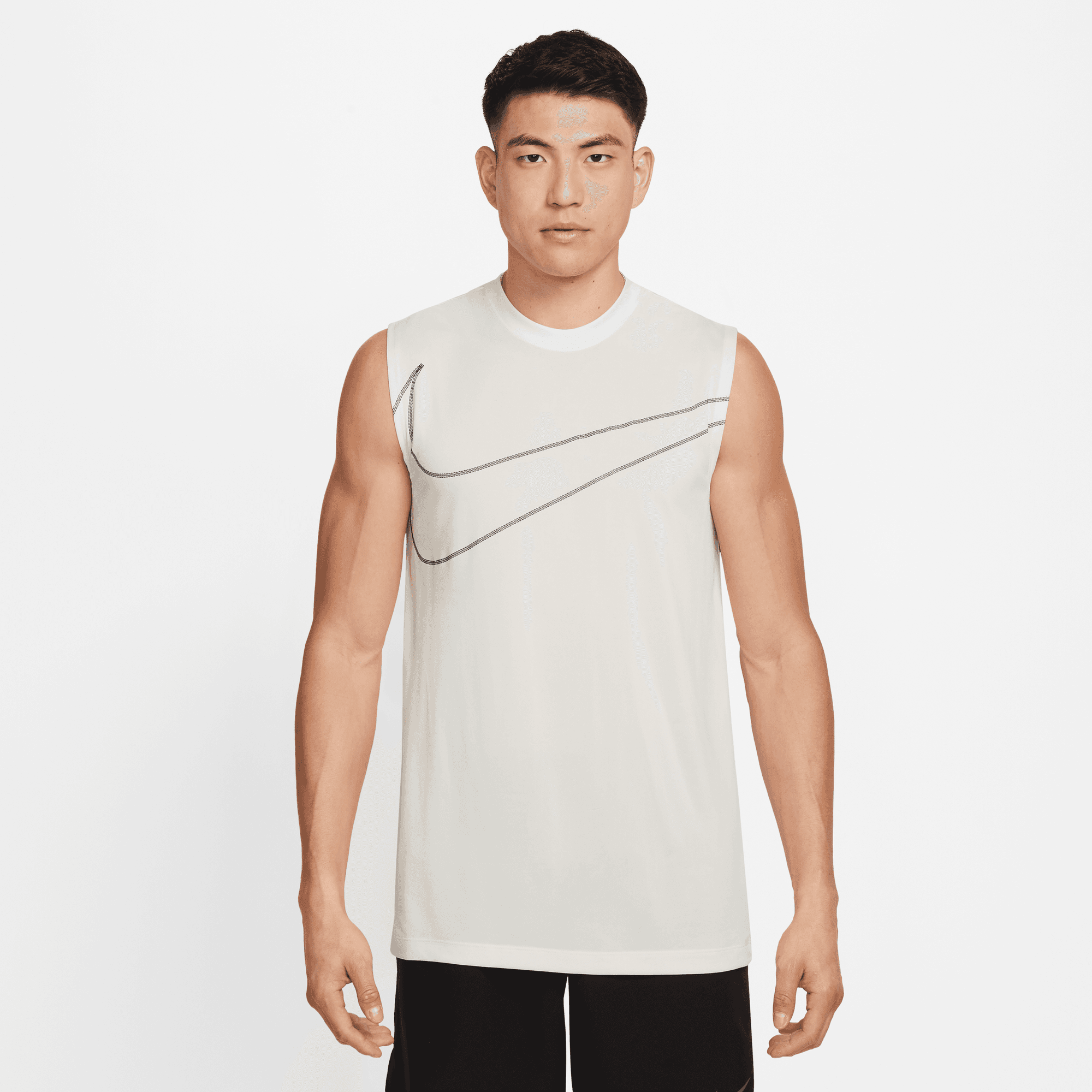 Nike - Áo Ba Lỗ Thể Thao Nam Nike Dri-Fit Men'S Fitness T-Shirt