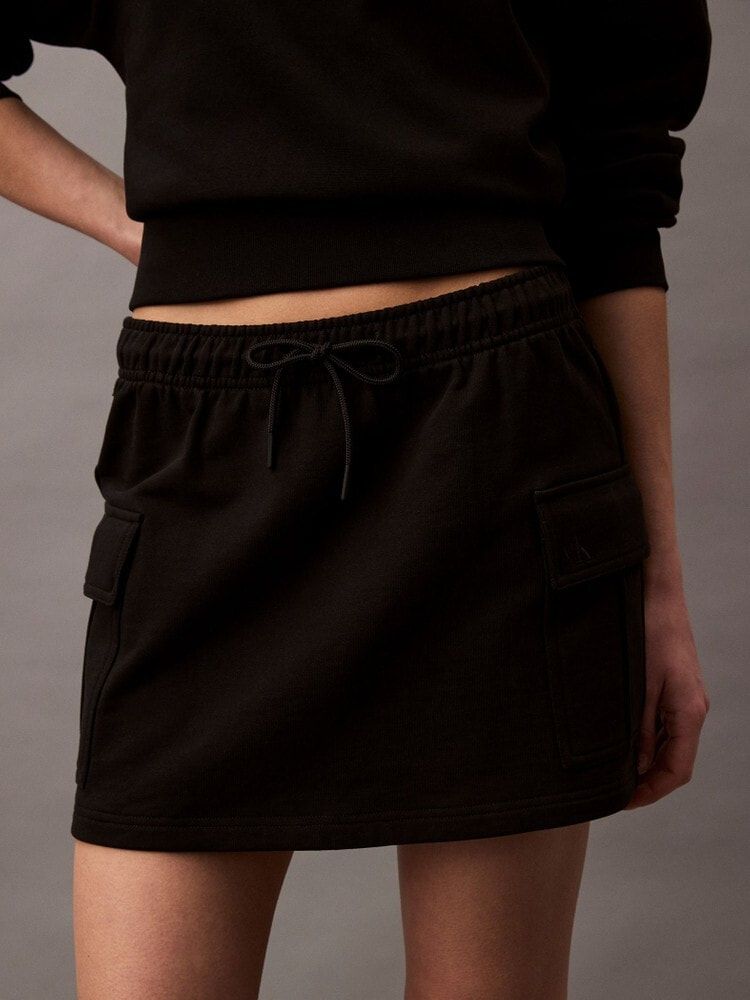 Calvin Klein - Váy CK nữ Archive Logo Fleece Cargo Skirt