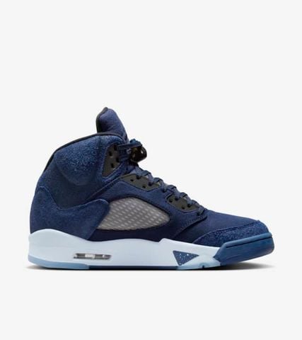 Nike - Giày bóng rổ thể thao Nam Air Jordan 5 Retro Navy