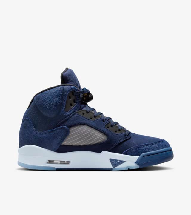 Nike - Giày thể thao Nam Air Jordan 5 Retro Navy