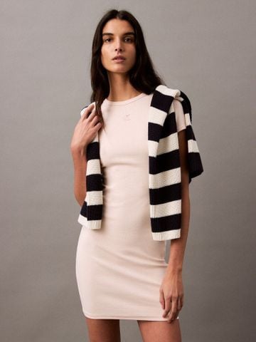 Calvin Klein - Đầm CK nữ CK Premium Contour Rib Mini