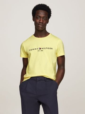 Tommy Hilfiger - Áo tay ngắn nam Logo Slim Fit Jersey T-Shirt
