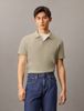 Calvin Klein - Áo polo tay ngắn CK nam Textured Open Collar Knit Polo