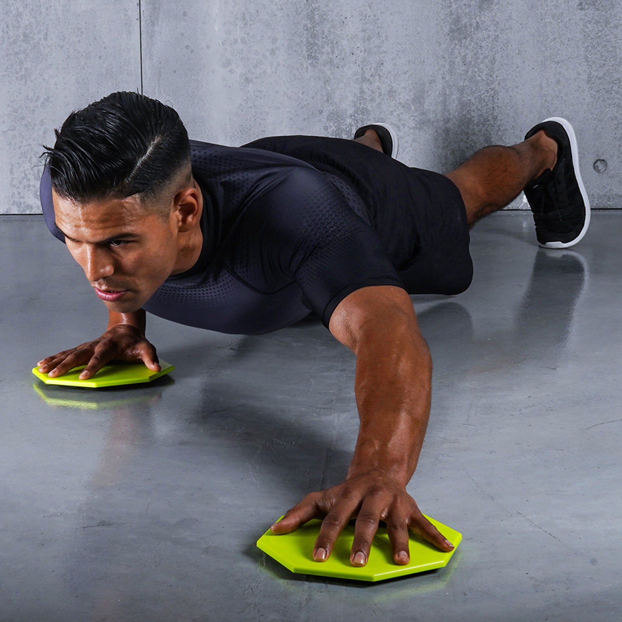 Ptp - Dĩa trượt tập gym nam nữ Core Sliders Lime Fitness