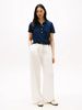 Tommy Hilfiger - Áo polo tay ngắn nữ TH Gold Button Slim Polo