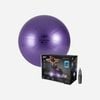 Ptp - Bóng tập Yoga nam nữ 55cm-Pearl Violet Pump Pearl Violet Fitness