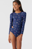 Oneill - Đồ bơi bé gái Girls' O'Neill Garden Floral Cut Out Surf Suit