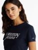 Tommy Hilfiger - Áo thun tay ngắn nữ Logo Slim T-Shirt