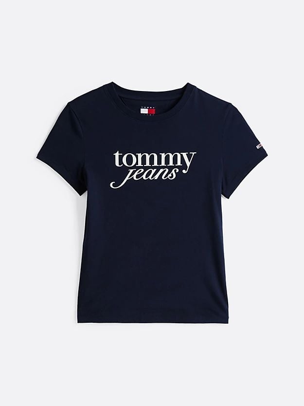 Tommy Hilfiger - Áo thun tay ngắn nữ Logo Slim T-Shirt