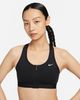 Nike - Áo ngực nữ hỗ trợ cường độ vừa Swoosh Front Zip Women's Medium-Support Padded Sports Bra
