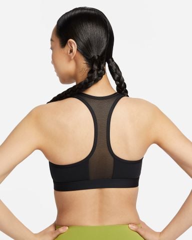 Nike - Áo Ngực Nữ Hỗ Trợ Cường Độ Vừa Swoosh Front Zip Women'S Medium-Support Padded Sports Bra - 3