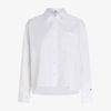 Tommy Hilfiger - Áo sơ mi tay dài nữ Organic Cotton Mix Loose Short Shirt