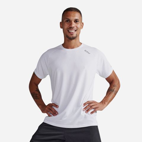 2Xu - Áo tay ngắn chạy bộ nam Aero Tee Running