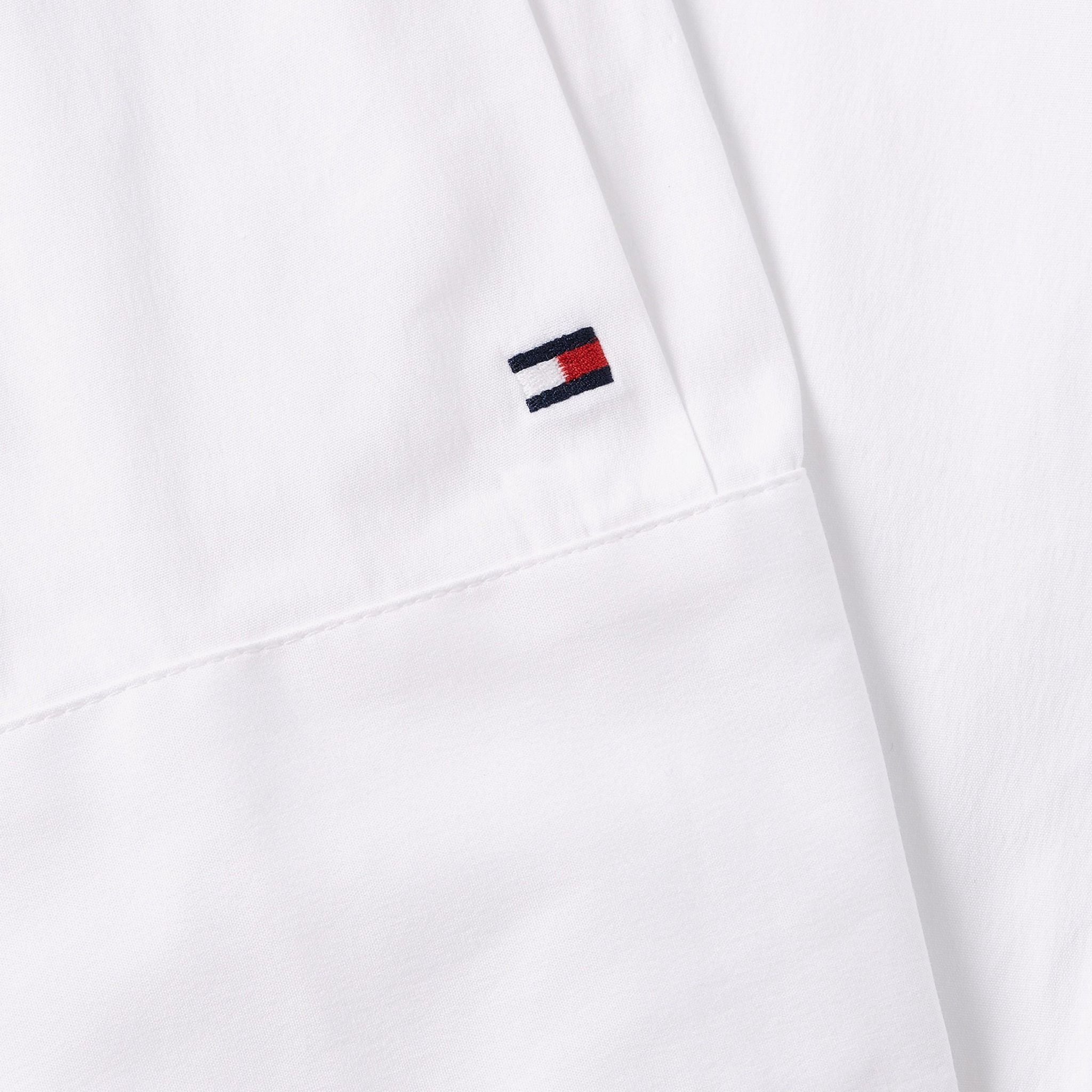 Tommy Hilfiger - Áo sơ mi tay dài nữ Organic Cotton Mix Loose Short Shirt