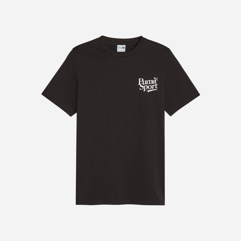 Puma - Áo tay ngắn nam Graphics Legacy Lifestyle Tee