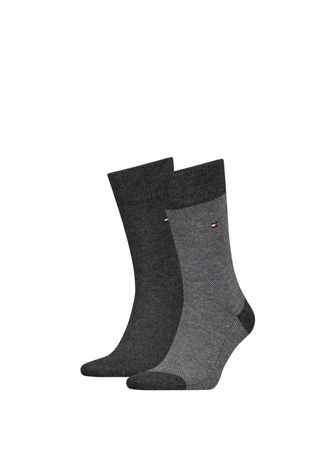 Tommy Hilfiger - Bộ 2 đôi vớ cổ cao nam Th Men's Sock 2P Birdseye