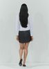 Mango - Chân váy nữ Foil denim mini skirt