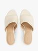 Tommy Hilfiger - Giày đế cao nữ Leather TH Monogram Plaque Wedge Mules