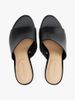 Tommy Hilfiger - Giày đế cao nữ Leather TH Monogram Plaque Wedge Mules