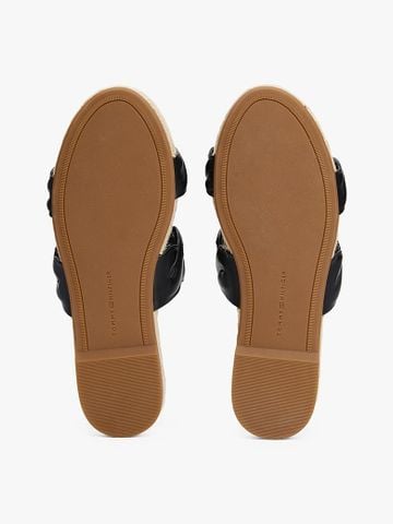 Tommy Hilfiger - Dép quai ngang nữ Leather Rope Espadrille Mule
