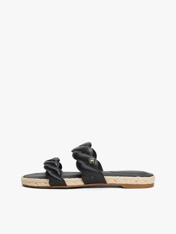 Tommy Hilfiger - Dép quai ngang nữ Leather Rope Espadrille Mule