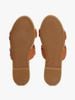 Tommy Hilfiger - Dép quai ngang nữ Leather Embossed Espadrille Mules
