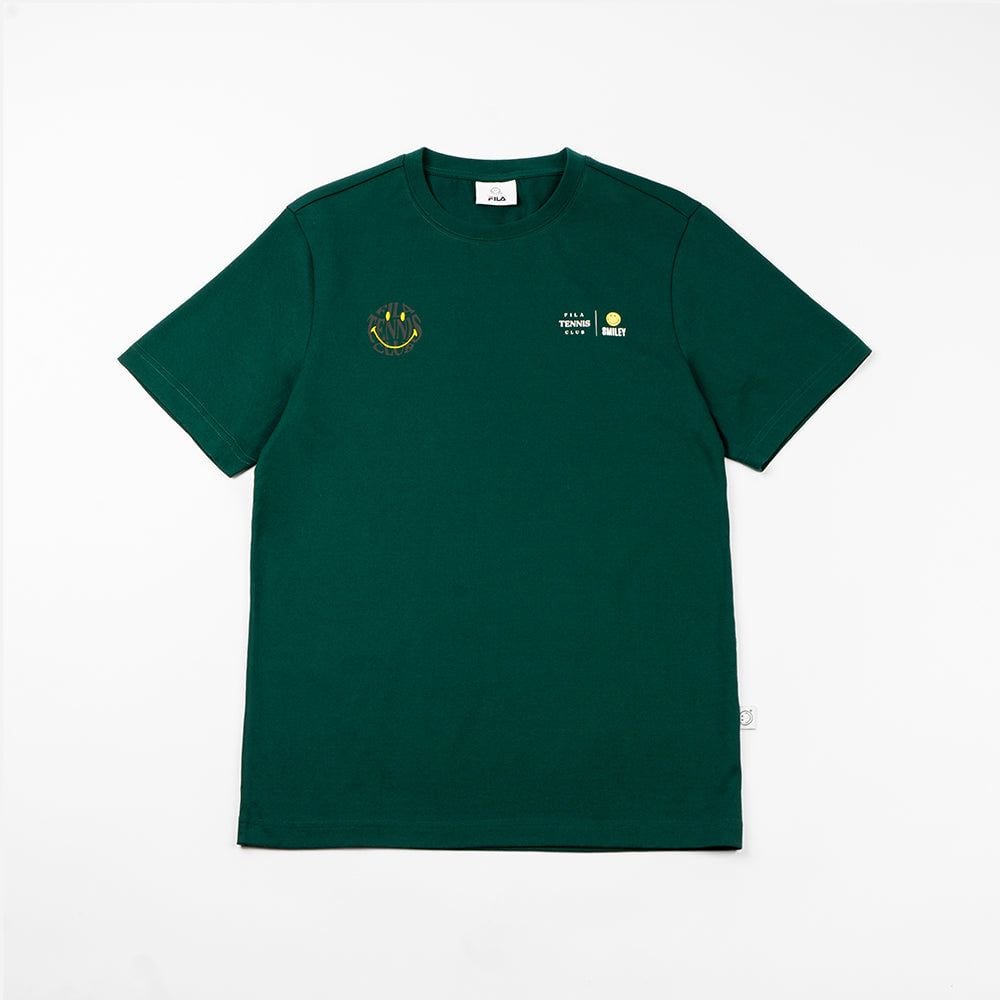 Fila - Áo tay ngắn nam nữ Unisex Fila Tennis Club X Smiley Regular Fit T-Shirt