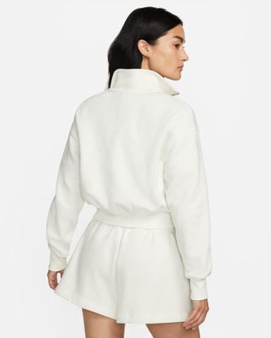 Nike - Áo tay dài thể thao Nữ Phoenix Fleece Women's Oversized 1/2-Zip Crop Sweatshirt