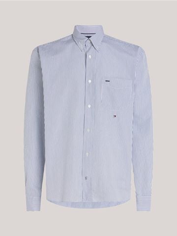 Tommy Hilfiger - Áo sơ mi tay dài nam Erkek Premium Fine Stripe Shirt