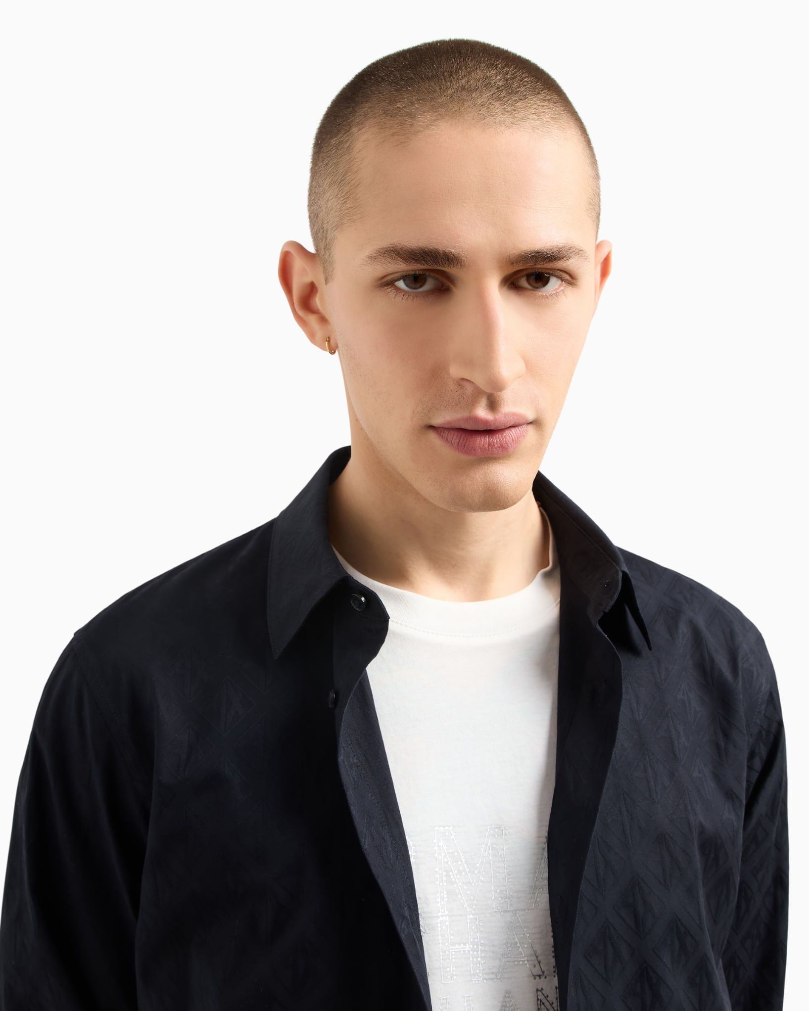 Armani Exchange - Áo sơ mi tay dài nam Premium Aix Men's Regular Shirt