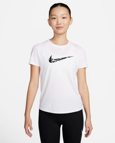 Nike - Áo Tay Ngắn Thể Thao Nữ One Swoosh Women'S Dri-Fit Short-Sleeve Running Top