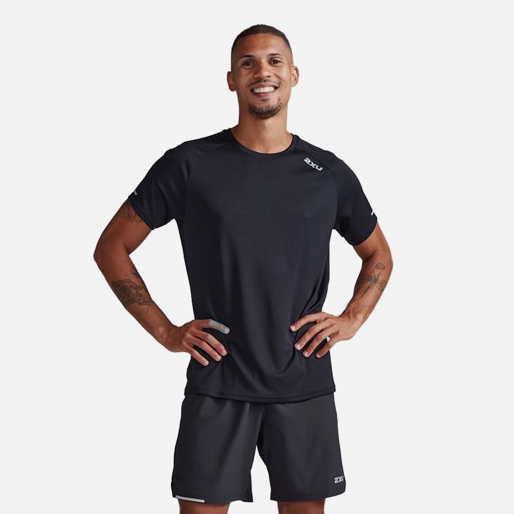 2Xu - Áo tay ngắn chạy bộ nam Aero Tee Running