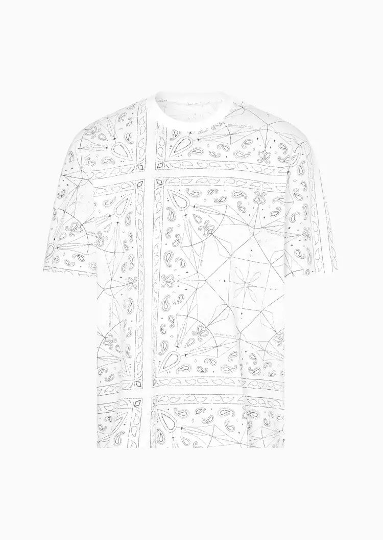 Armani Exchange - Áo phông tay ngắn nam AX Premium Vintage T-Shirt
