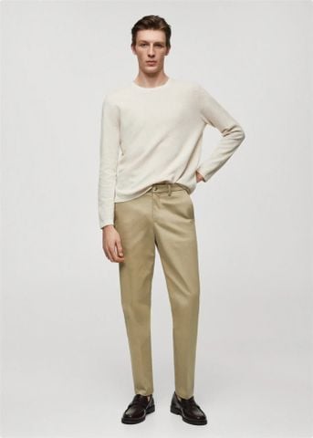 Mango - Quần dài nam Slim fit chino trousers