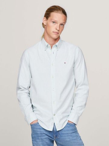 Tommy Hilfiger - Áo sơ mi tay dài nam TH Flex 1985 Collection Regular Oxford Shirt