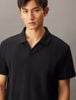 Calvin Klein - Áo polo tay ngắn CK nam Textured Open Collar Knit Polo